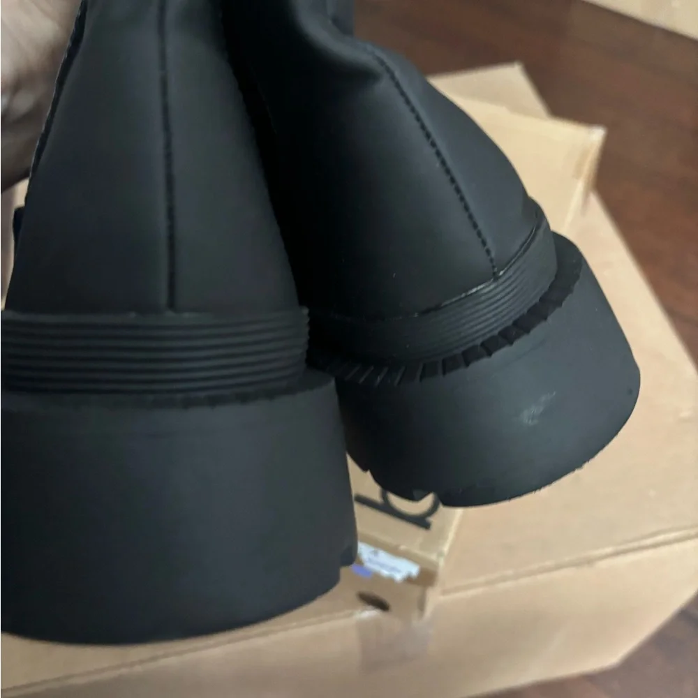 Bar III Womens Tikka Rubber Work Ankle Boots #2